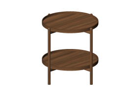 3D Tisch - Couchtisch aus Holz - Artzzi - Bolero