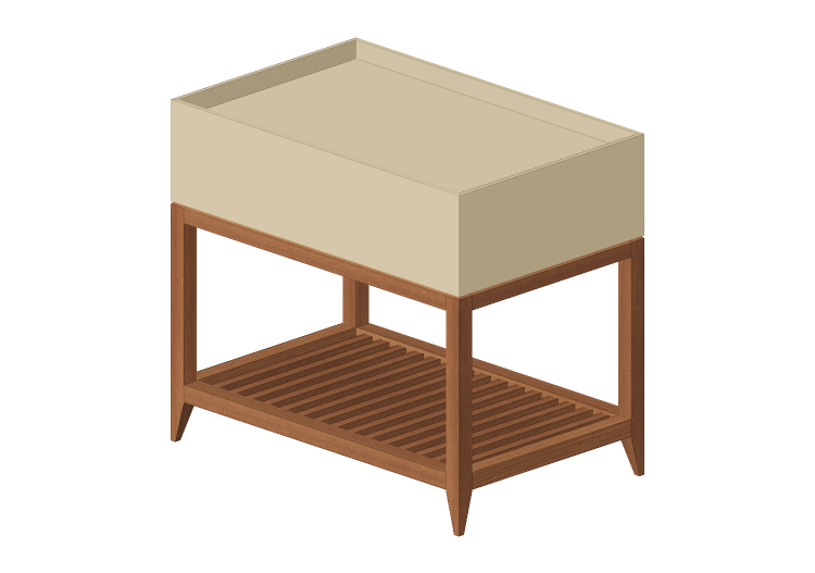 3D Tables - Wooden coffee table - Artzzi - Grid - ARTZZI 3D Tables - Wooden coffee table - Artzzi - Grid - ARTZZI
