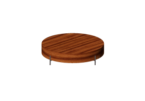 3D Tisch - Couchtisch aus Holz - Artzzi - Chaplin