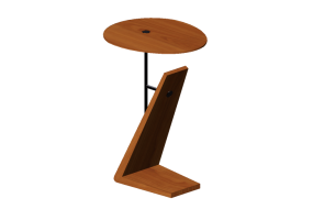 Mesas 3D - Mesita de madera - Artzzi - Wave