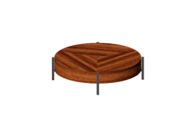 Tavoli 3D - Tavolino in legno - Artzzi - Aurora