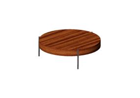 Mesas 3D - Mesita de madera - Artzzi - Chaplin