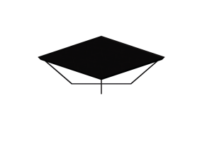 Tables 3D - Petite table en bois laqu&eacute; - Artzzi - Case