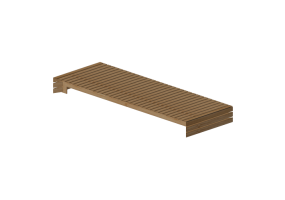 Mesas 3D - Mesita de madera - Artzzi - Quadrada