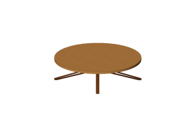 3D Tisch - Couchtisch aus Leder - Artzzi - Vieri