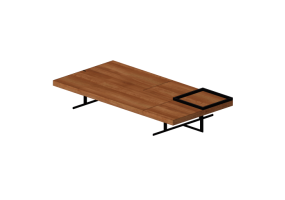 Mesas 3D - Mesita de madera - Artzzi - Quad