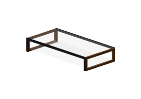 Mesas 3D - Mesa de centro de vidro - Artzzi - Pietro