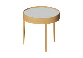 Mesas 3D - Mesita de madera - Artzzi - Lotus