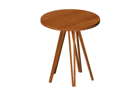 3D Tisch - Couchtisch aus Holz - Artzzi - Electra
