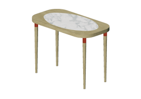 Tavoli 3D - Tavolino in legno - Artzzi - Roca