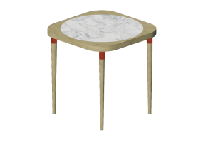 Tables 3D - Petite table en bois - Artzzi - Roca