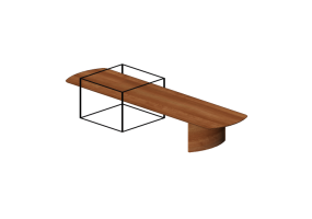 3D Tisch - Couchtisch aus Holz - Artzzi - Modernista