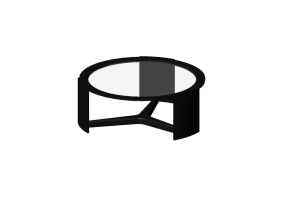 3D Tisch - Couchtisch aus lackiertem Holz - Artzzi - Dot