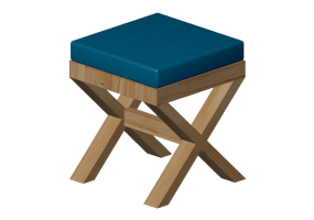 Sillas 3D - Tr&iacute;pode de madera - Artzzi - Xisto