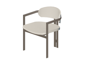 Chaises 3D - Chaise en m&eacute;tal - Artzzi - Cloe