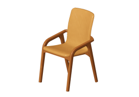 Sillas 3D - Silla de madera - Artzzi - Serena