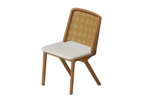 3D Chairs - Wooden chair - Artzzi - Estrela