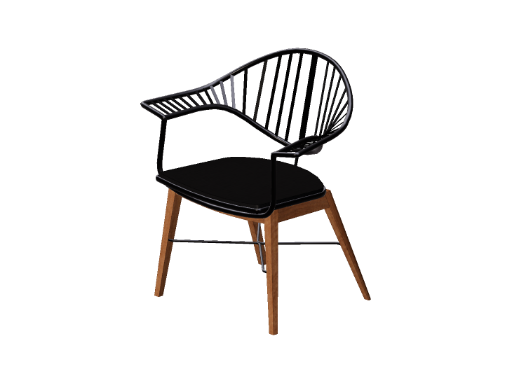 Cadeira 3D - Cadeira de metal - Artzzi - Abba - ARTZZI Cadeira 3D - Cadeira de metal - Artzzi - Abba - ARTZZI