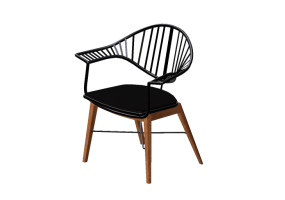 3D Chairs - Metal chair - Artzzi - Abba
