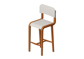 3D St&uuml;hle - Hocker aus Stoff - Artzzi - Bricia