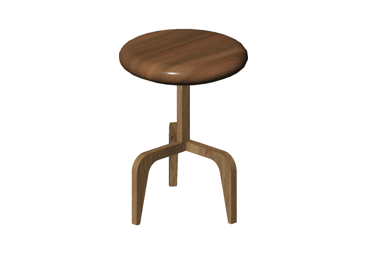 Sedie 3D - Sgabello in legno - Artzzi - Iron - ARTZZI Sedie 3D - Sgabello in legno - Artzzi - Iron - ARTZZI
