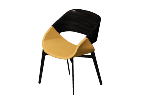 3D Chairs - Wooden Chair - Artzzi - Geo
