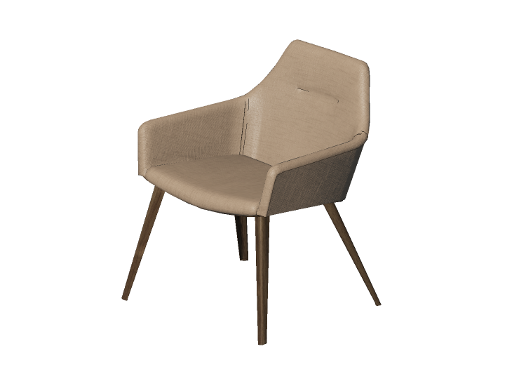 Chaises 3D - Chaise en tissu - Artzzi - Lima - ARTZZI Chaises 3D - Chaise en tissu - Artzzi - Lima - ARTZZI