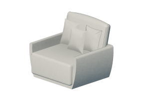 Poltronas y Sof&aacute;s 3D - Sill&oacute;n de tela - Artzzi - 11