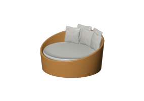 Poltronas y Sof&aacute;s 3D - Sill&oacute;n de cuero - Artzzi - Zero