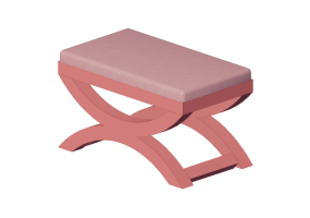 Chairs and Sofas 3D - Leather Pouf - Artzzi - Dilek