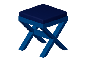Chairs and Sofas 3D - Fabric pouf - Artzzi - Xisto