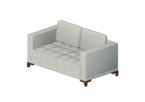 Poltronas y Sof&aacute;s 3D - Sof&aacute; de tela - Artzzi - 02