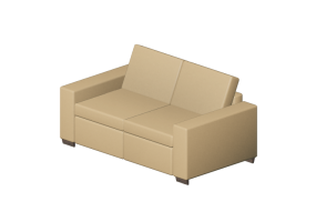 Chairs and Sofas 3D - Fabric sofa - Artzzi - 06