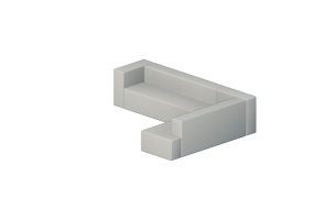 Sof&aacute;s 3D - Sof&aacute; em tecido - Artzzi - Lego