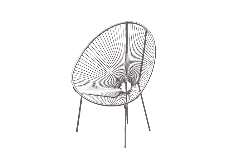 Divans 3D - Fauteuil en acier - Artzzi - Acapulco - ARTZZI Divans 3D - Fauteuil en acier - Artzzi - Acapulco - ARTZZI