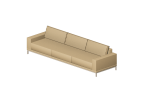 Chairs and Sofas 3D - Fabric Sofa - Artzzi - 11