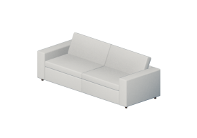 Chairs and Sofas 3D - Fabric Sofa - Artzzi - Basic