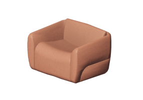 Divani 3D - Poltrona in tessuto - Artzzi - Numb