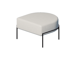 3D Sessel und Sofas - Hocker aus Stoff - Artzzi - NO