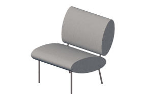 Poltronas y Sof&aacute;s 3D - Sill&oacute;n de tela - Artzzi - Atomo