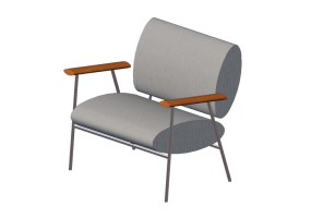 Divans 3D - Fauteuil en tissu - Artzzi - Atomo
