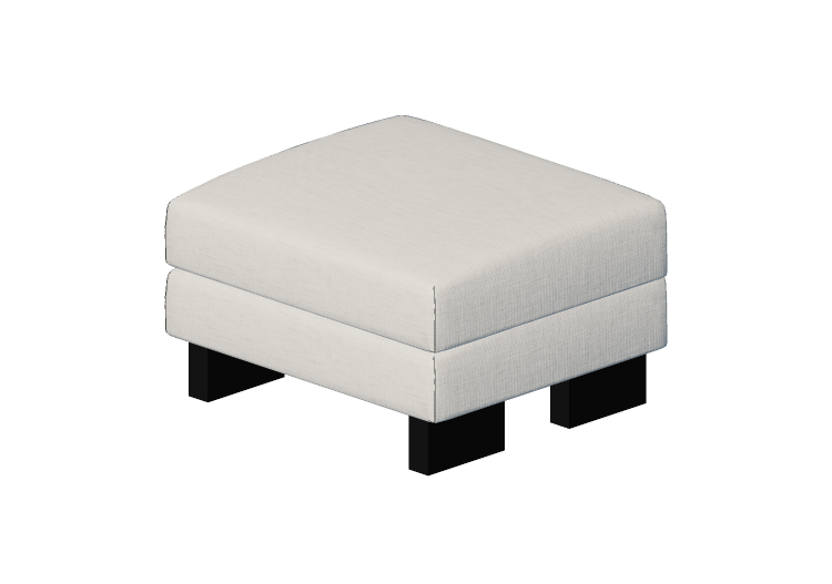Sofás 3D - Pufe em tecido - Artzzi - Presley - ARTZZI Sofás 3D - Pufe em tecido - Artzzi - Presley - ARTZZI