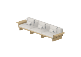 Poltronas y Sof&aacute;s 3D - Sof&aacute; de tela - Artzzi - Padrino