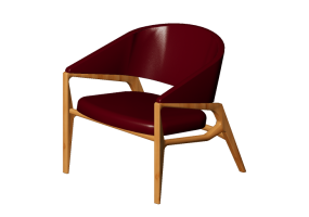 Poltronas y Sof&aacute;s 3D - Sill&oacute;n de cuero - Artzzi - Loft