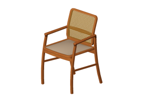 Chairs and Sofas 3D - Wooden armchair - Artzzi - Lis