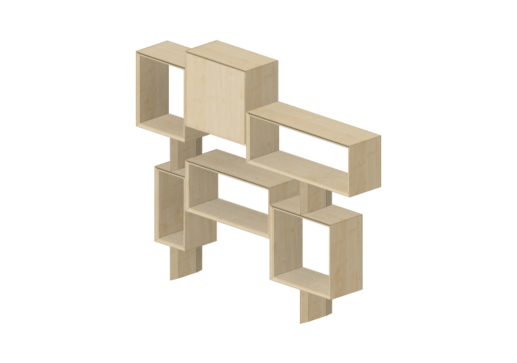 3D Bookshelves and Containers - Wooden bookshelf - Artzzi -... 3D Bookshelves and Containers - Wooden bookshelf - Artzzi -...