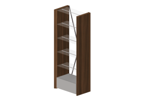 3D B&uuml;cherregal und Beh&auml;lter - Holzregal - Artzzi - Tour